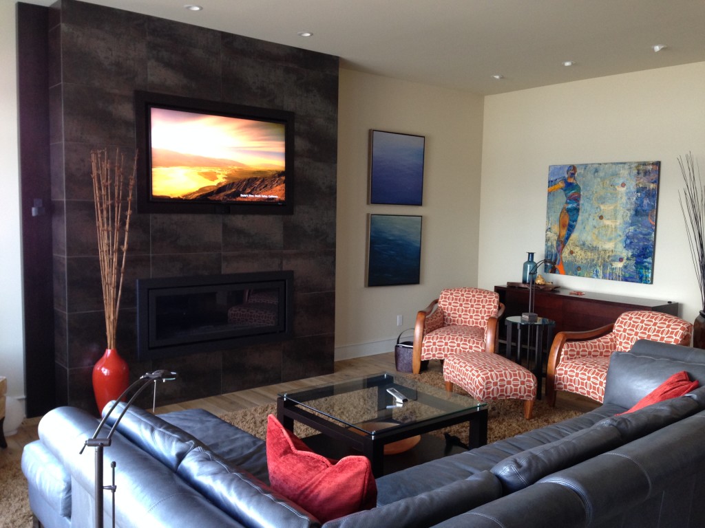 Interior Design Kelowna Fireplace & Living Room Redesign Creative
