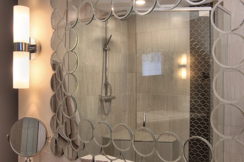 Interior Design Kelowna - Creative Touch - Ensuite bathroom custom designed vanity mirror
