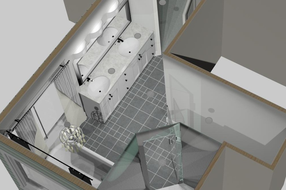 After Cascia Drive Bathroom | Creative Touch Kelowna Interior Design